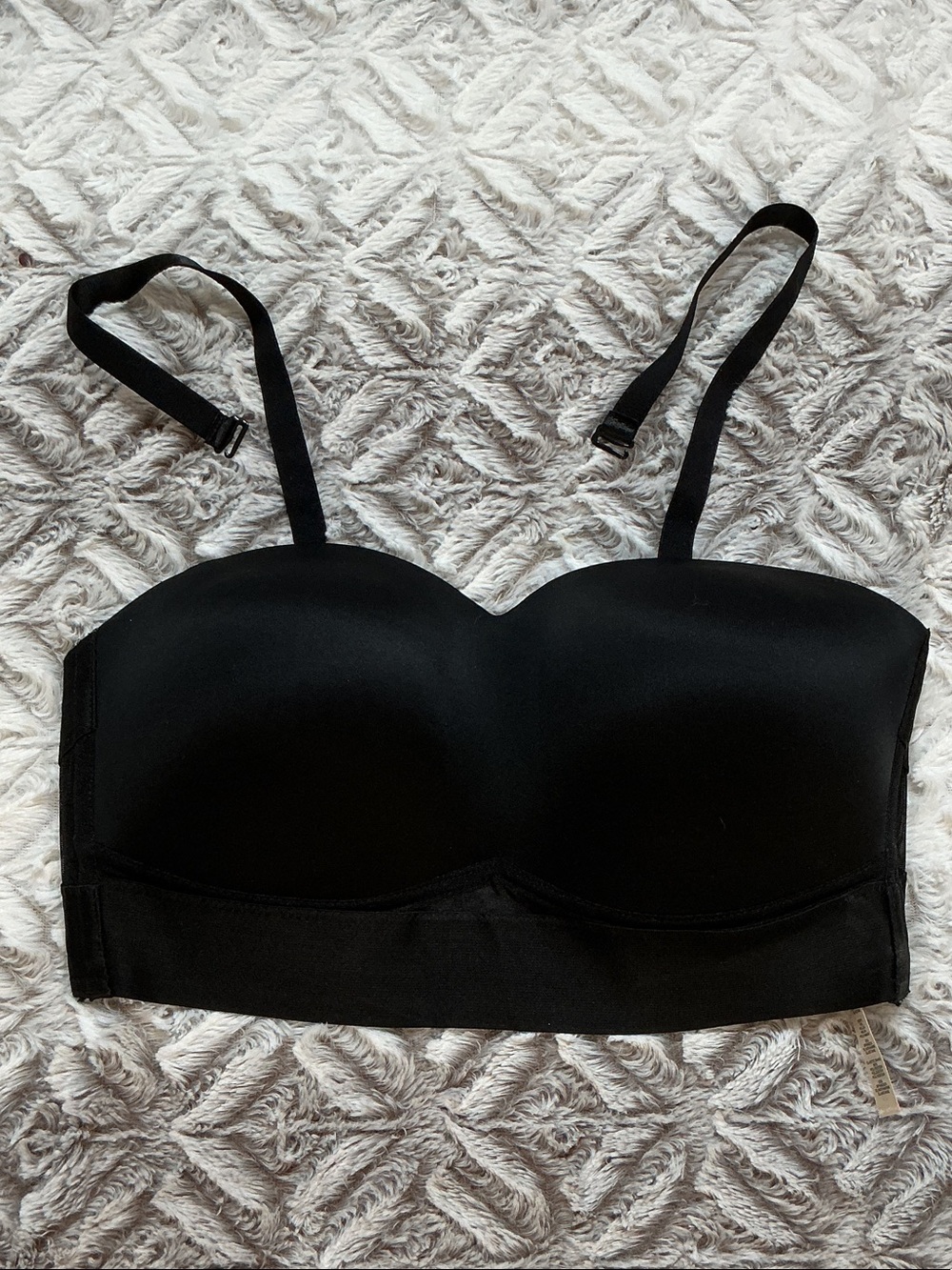 Convertible Black Strapless Longline Bra - Women Intimates